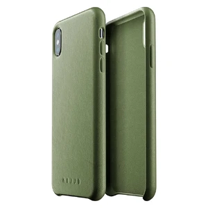 Кожаный чехол MUJJO Full Leather Case Olive для iPhone XS Max