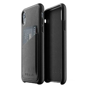 Шкіряний чохол з відділенням для карт MUJJO Full Leather Wallet Case Black для iPhone XR