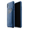 Кожаный чехол с отделением для карт MUJJO Full Leather Wallet Case Monaco Blue для iPhone XR - Фото 2
