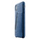 Кожаный чехол с отделением для карт MUJJO Full Leather Wallet Case Monaco Blue для iPhone XS Max - Фото 3