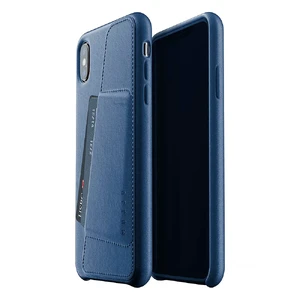 Шкіряний чохол з відділенням для карт MUJJO Full Leather Wallet Case Monaco Blue для iPhone XS Max - Фото 2