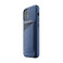 Кожаный чехол MUJJO Full Leather Wallet Case Monaco Blue для iPhone 12 mini - Фото 2