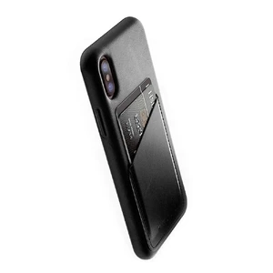 Шкіряний чохол MUJJO Leather Wallet Case Black для iPhone X | XS - Фото 2
