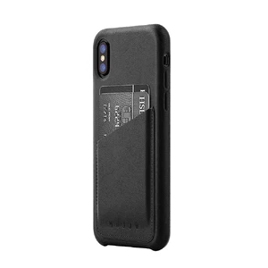 Шкіряний чохол MUJJO Leather Wallet Case Black для iPhone X | XS