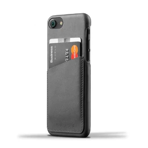Кожаный чехол MUJJO Leather Wallet Case Gray для iPhone SE 3 | SE 2 | 8 | 7 - Фото 2