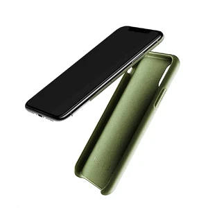 Кожаный чехол MUJJO Leather Wallet Case Olive для iPhone X | XS - Фото 3