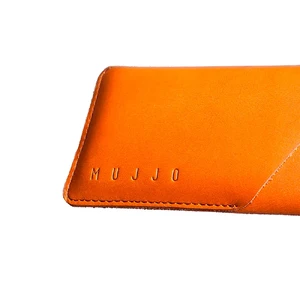Чохол-карман MUJJO Leather Wallet Sleeve Tan для iPhone X | XS - Фото 3