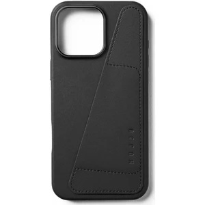 Чорний шкіряний чохол-гаманець Mujjo MagSafe для iPhone 16 Pro Max