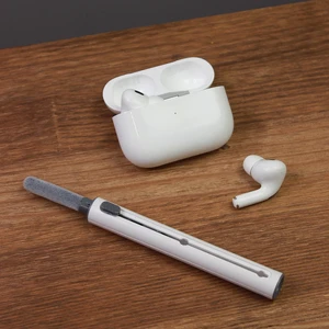 Набір 3 в 1 для чищення навушників AirPods зі щіткою, спонжем та металевим пером | iLoungeMax Cleaning - Фото 5