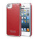 Красная кожаная накладка iCarer Electroplating для iPhone 5/5S/SE  - Фото 1