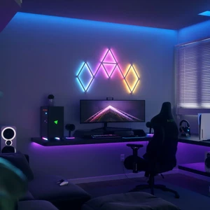 Дополнительные панели Nanoleaf Lines Smarter Kit Apple HomeKit Multicolor (3 панели) - Фото 4