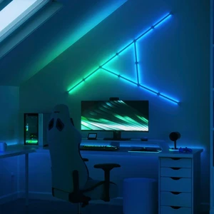 Дополнительные панели Nanoleaf Lines Smarter Kit Apple HomeKit Multicolor (3 панели) - Фото 8