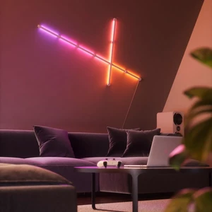 Умная система освещения Nanoleaf Lines Smarter Kit Apple HomeKit Multicolor (9 панелей) - Фото 8