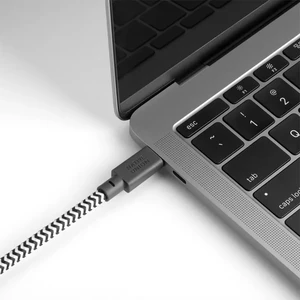 Нейлоновый кабель Native Union Belt Cable USB-C HDMI 3m - Фото 3