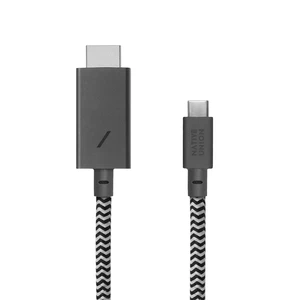 Нейлоновый кабель Native Union Belt Cable USB-C HDMI 3m - Фото 2