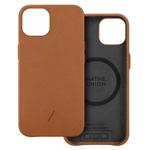 Кожаный чехол-накладка Native Union CLIC Classic MagSafe Tan для iPhone 13 Pro - Фото 3