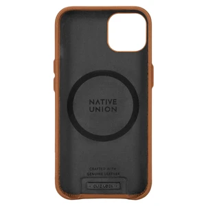 Кожаный чехол-накладка Native Union CLIC Classic MagSafe Tan для iPhone 13 Pro - Фото 2