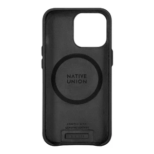 Шкіряний чохол-накладка Native Union CLIC Classic MagSafe Black для iPhone 13 Pro (Уцінка) - Фото 2