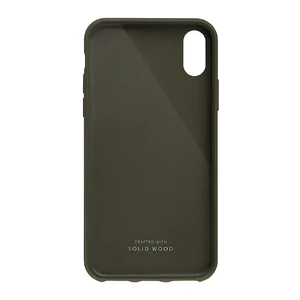 Деревянный чехол Native Union CLIC Wooden Olive | Walnut Wood для iPhone X | XS - Фото 3