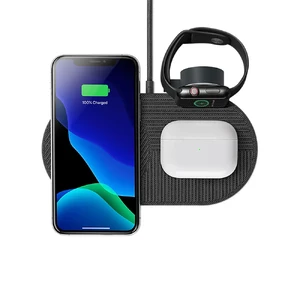 Бездротова зарядка 3 в 1 для iPhone | Apple Watch | AirPods Native Union Drop XL (Watch Edition) - Фото 2