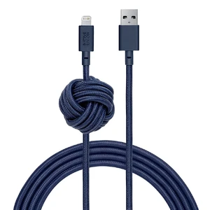 Кабель Native Union Night Cable Marine Lightning to USB 3m NCABLE-KV-L-MAR-NC - Фото 1