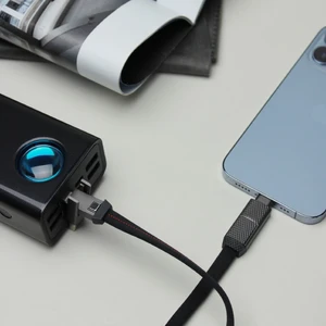 Нейлоновый кабель 4-в-1 USB-C/Lightning 60W для быстрой зарядки 1m | iLoungeMax iCharge - Фото 4