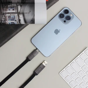 Нейлоновый кабель 4-в-1 USB-C/Lightning 60W для быстрой зарядки 1m | iLoungeMax iCharge - Фото 12