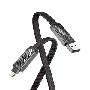 Нейлоновый кабель 4-в-1 USB-C/Lightning 60W для быстрой зарядки 1m | iLoungeMax iCharge - Фото 10