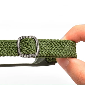 Нейлоновый ремешок iLoungeMax Braided Strap Orange для Xiaomi Mi Band 8 - Фото 3
