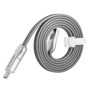 Кабель Nillkin Plus III Grey USB to USB 3.1 Type C + Micro USB 1m - Фото 2