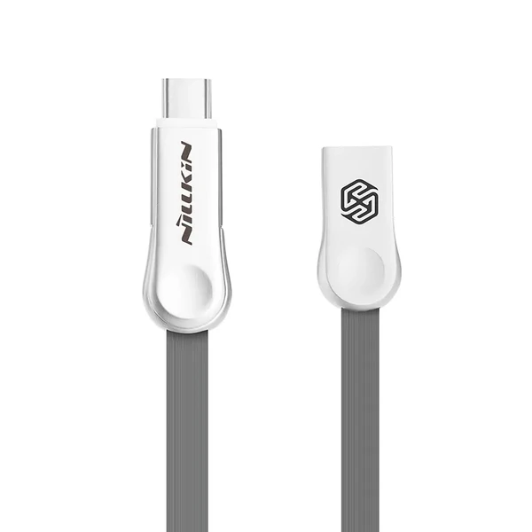 Кабель Nillkin Plus III Grey USB to USB 3.1 Type C + Micro USB 1m