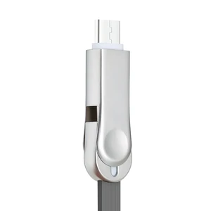Кабель Nillkin Plus III Grey USB to USB 3.1 Type C + Micro USB 1m - Фото 3