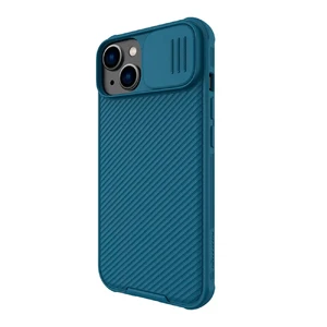 Защитный чехол Nillkin CamShield Pro Case Blue для iPhone 14 Plus - Фото 4