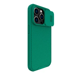 Захисний чохол Nillkin CamShield Pro Case Deep Green для iPhone 14 Pro - Фото 3
