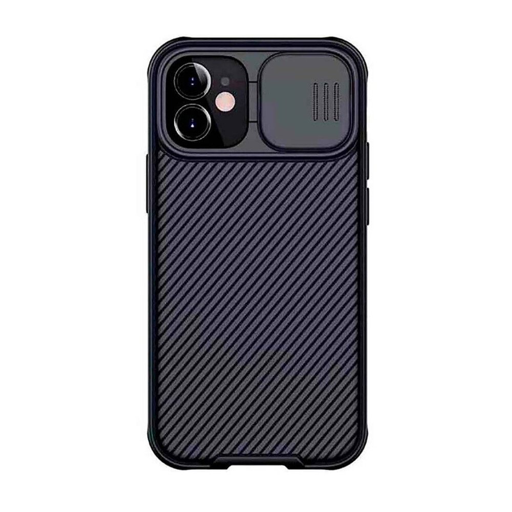 Черный силиконовый чехол Nillkin CamShield Pro Case для iPhone 12 mini