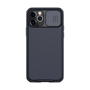 Чорний силіконовый чохол Nillkin CamShield Pro Case Black для iPhone 12 Pro Max
