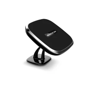 Магнітний автотримач з бездротовою зарядкою Nillkin Wireless Car Charger II Model З Black - Фото 4