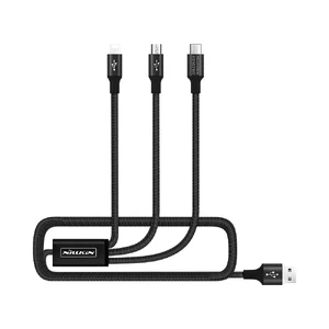 Подарочный комплект Nillkin Fancy Black (чехол + беспроводная зарядка + кабель) для iPhone X | XS - Фото 10