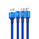 Подарочный комплект Nillkin Fancy Blue (чехол + беспроводная зарядка + кабель) для iPhone X/XS - Фото 7