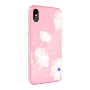 Подарочный комплект Nillkin Fancy Pink (чехол + беспроводная зарядка + кабель) для iPhone X | XS - Фото 3