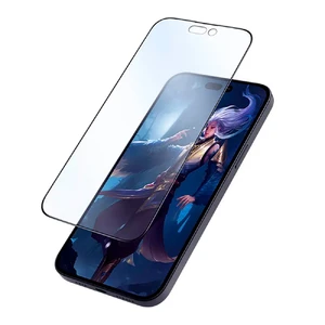 Захисне скло Nillkin Fog Mirror Full Coverage Matte Tempered Glass 0.33mm Black для iPhone 14 Pro - Фото 3