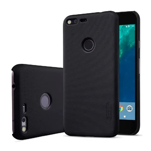Пластиковый чехол Nillkin Frosted Shield Black для Google Pixel XL - Фото 6