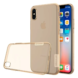 TPU чехол Nillkin Nature Series Brown для iPhone X | XS - Фото 2