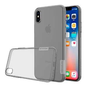 TPU чехол Nillkin Nature Series Grey для iPhone X | XS - Фото 2