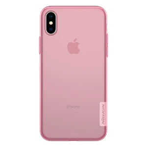 TPU чохол Nillkin Nature Series Pink для iPhone X | XS  - Фото 1