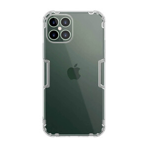 Прозрачный силиконовый чехол Nillkin Nature TPU Case White для iPhone 12 Pro Max