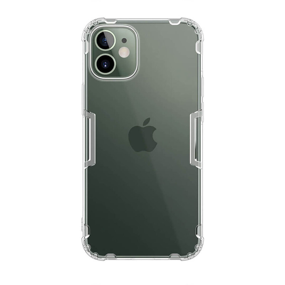 Прозрачный силиконовый чехол Nillkin Nature TPU Case White для iPhone 12 mini