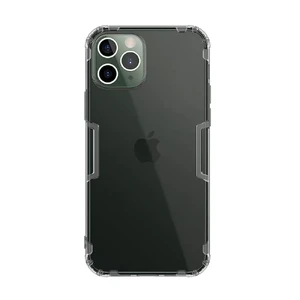 Прозрачный силиконовый чехол Nillkin Nature TPU Case Gray для iPhone 12 | 12 Pro