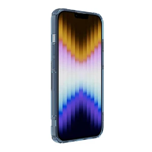 Прозрачный чехол Nillkin Nature TPU Pro Blue для iPhone 14 | 13 - Фото 5