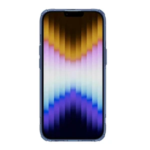 Прозрачный чехол Nillkin Nature TPU Pro Blue для iPhone 14 Plus - Фото 2